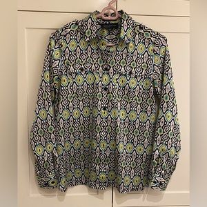 JONES NEW YORK SIGNATURE beautiful eye-popping Blouse!